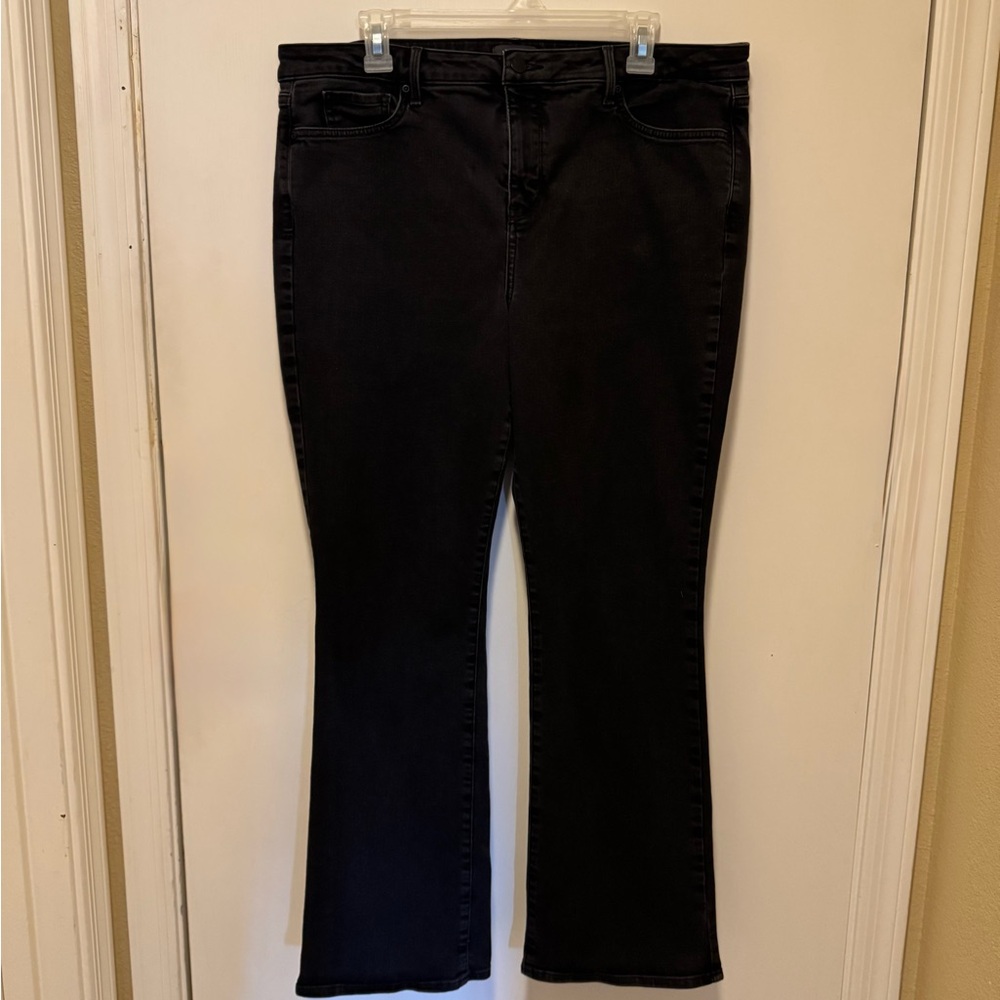 NYDJ Black Boot Cut Jeans with Classic Denim Fabric